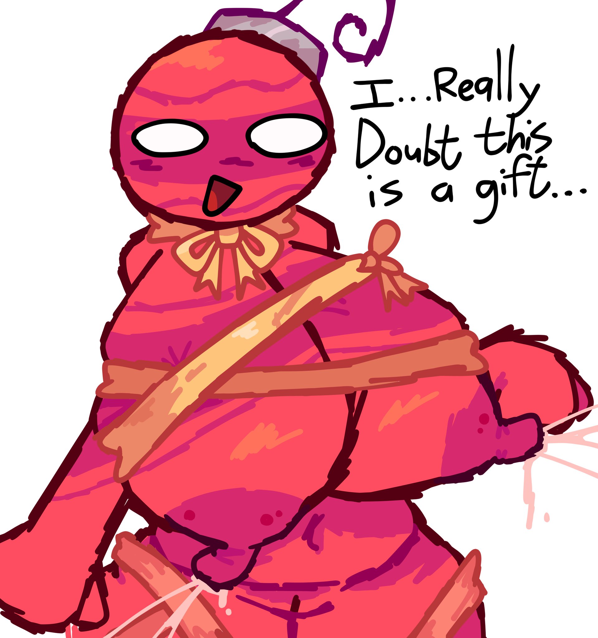 1girls, 2020s, 2026, areolae, artist request, big breasts, blushcrunch studio, bobette (dandy's world), breast milk, breasts, breasts bigger than head, christmas, dandy's world, dandys world, english, english text, female, female only, huge breasts, naked, naked female, nipples, nude, nude female, pussy, ribbon, ribbons, roblox, solo, solo female, tagme, text
