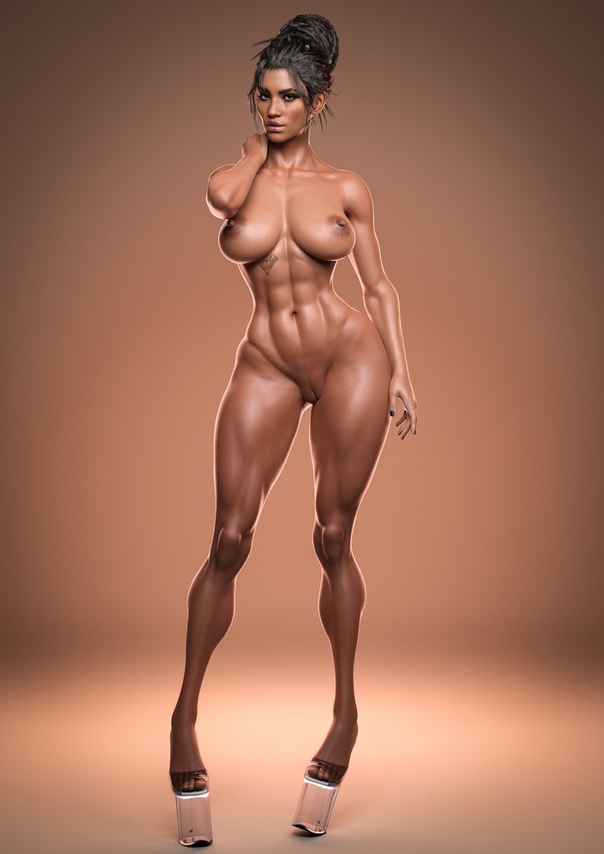 1girls, 3d, afro-native, athletic, athletic female, big breasts, breasts, brown body, brown skin, busty, cd projekt red, chest, cleavage, curvaceous, curvy, curvy figure, cyberpunk, cyberpunk (series), cyberpunk 2077, digital media (artwork), eyebrows, eyelashes, eyes, female, female focus, female only, fit, fit female, hair, hair bun, high heels, hips, hourglass figure, huge breasts, human, large breasts, legs, light brown body, light skin, light-skinned female, lips, lower body, mature, mature female, panam palmer, pussy, thejaderabbit, thick, thick legs, thick thighs, thighs, toned, toned female, top heavy, upper body, voluptuous, waist, wide hips