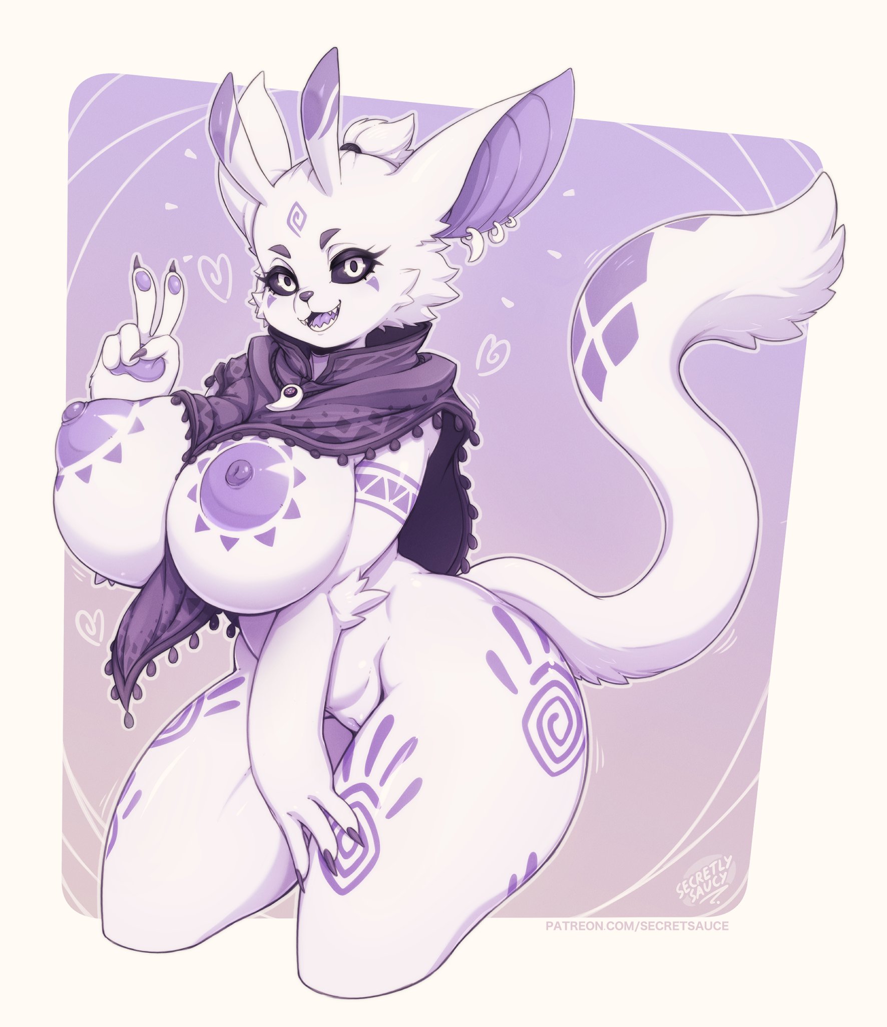 anthro, big breasts, breasts, female, furry, secretly saucy, thick thighs, wide hips