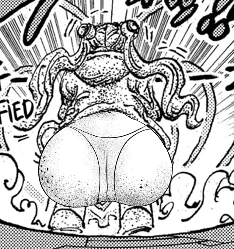 ass back_view big_ass edit female female_only mero_mero_no_mi nimebooty one_piece petrification vegapunk_york