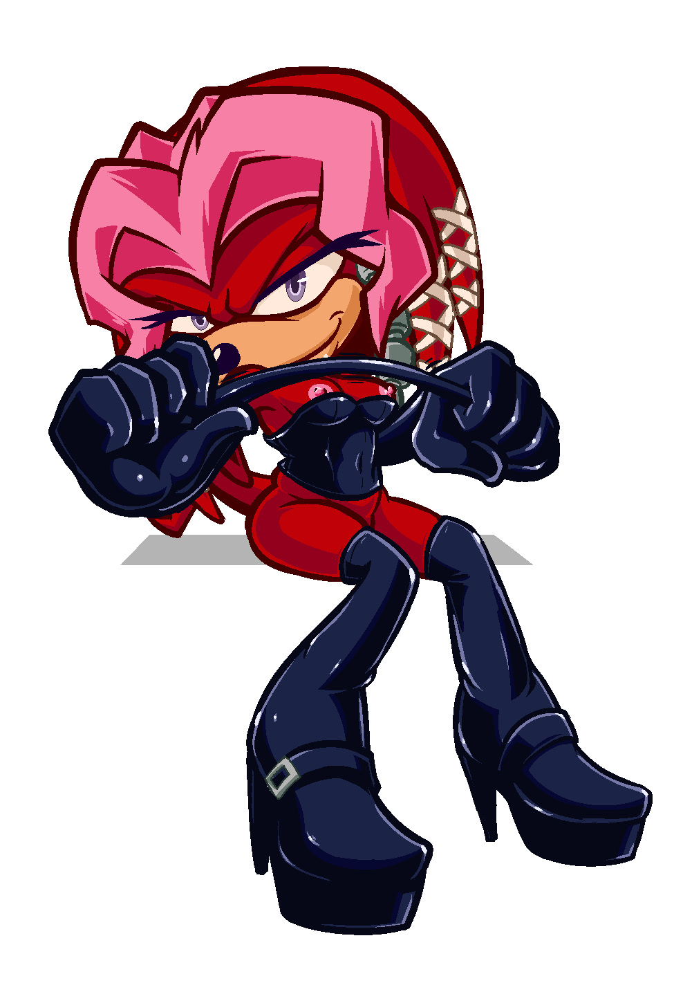 anthro dominatrix elbow_gloves holding_riding_crop implied_femdom latex latex_gloves latex_thighhights lien-da looking_at_viewer medrifogmatio nipples riding_crop solo sonic_(series) sonic_the_hedgehog_(archie) suggestive thighhighs transparent_background