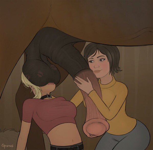 2girls, animal genitalia, animal penis, artist request, balls, balls on face, ballsack, big balls, big penis, brown fur, female, horse, horsecock, huge balls, huge cock, male, penis, saggy balls, tagme, worship, zoophilia