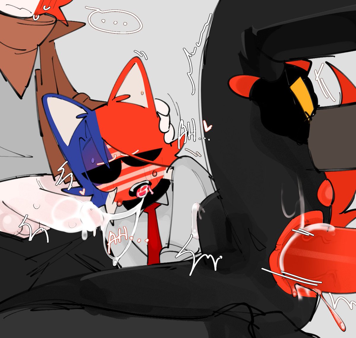 3boys ailewzol anal anal_sex countryhumans cum gay homosexual male male/male mexico_(countryhumans) soviet_union_(countryhumans) stickman trio united_states_of_america_(countryhumans) yaoi