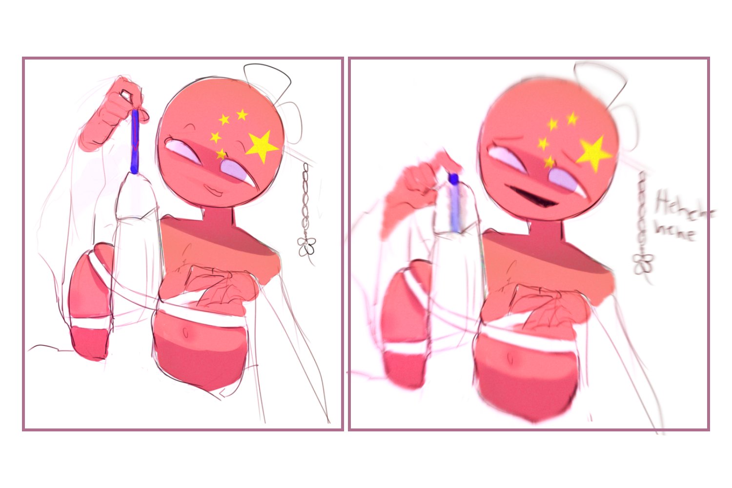 1boy, 1girls, anon, china (countryhumans), countryhumans, countryhumans girl, female, male, oceanic pallete, sounding, tagme
