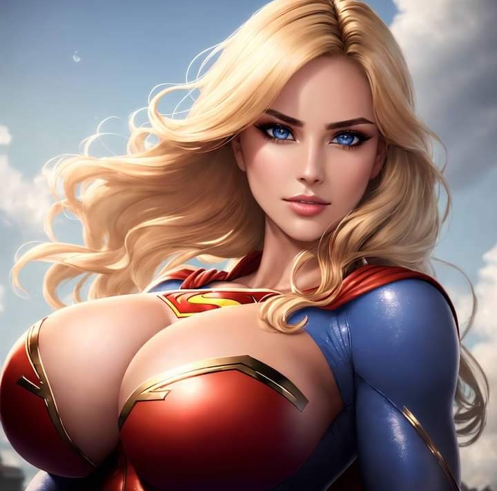 1girls, ai generated, big breasts, blonde hair, blue eyes, breasts, curvaceous, curvaceous body, curves, curvy, curvy body, curvy female, curvy figure, dc, dc comics, female, female only, hourglass figure, huge breasts, kara zor-el, kryptonian, solo, straight hair, supergirl, superheroine, superman (series), voluptuous, voluptuous female, wide hips