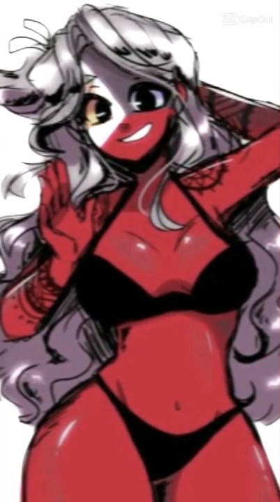 1girls, adriurbae, bikini, breasts, countryhumans, countryhumans girl, female, long hair, lowres, philippines (countryhumans), smiling at viewer, solo, white hair