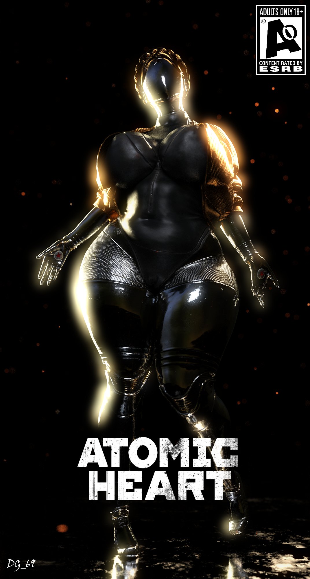 1girls 3d atomic_heart big_breasts curvy curvy_female curvy_figure dganger69 female_only huge_breasts robot solo the_twins_(atomic_heart) thick_thighs voluptuous