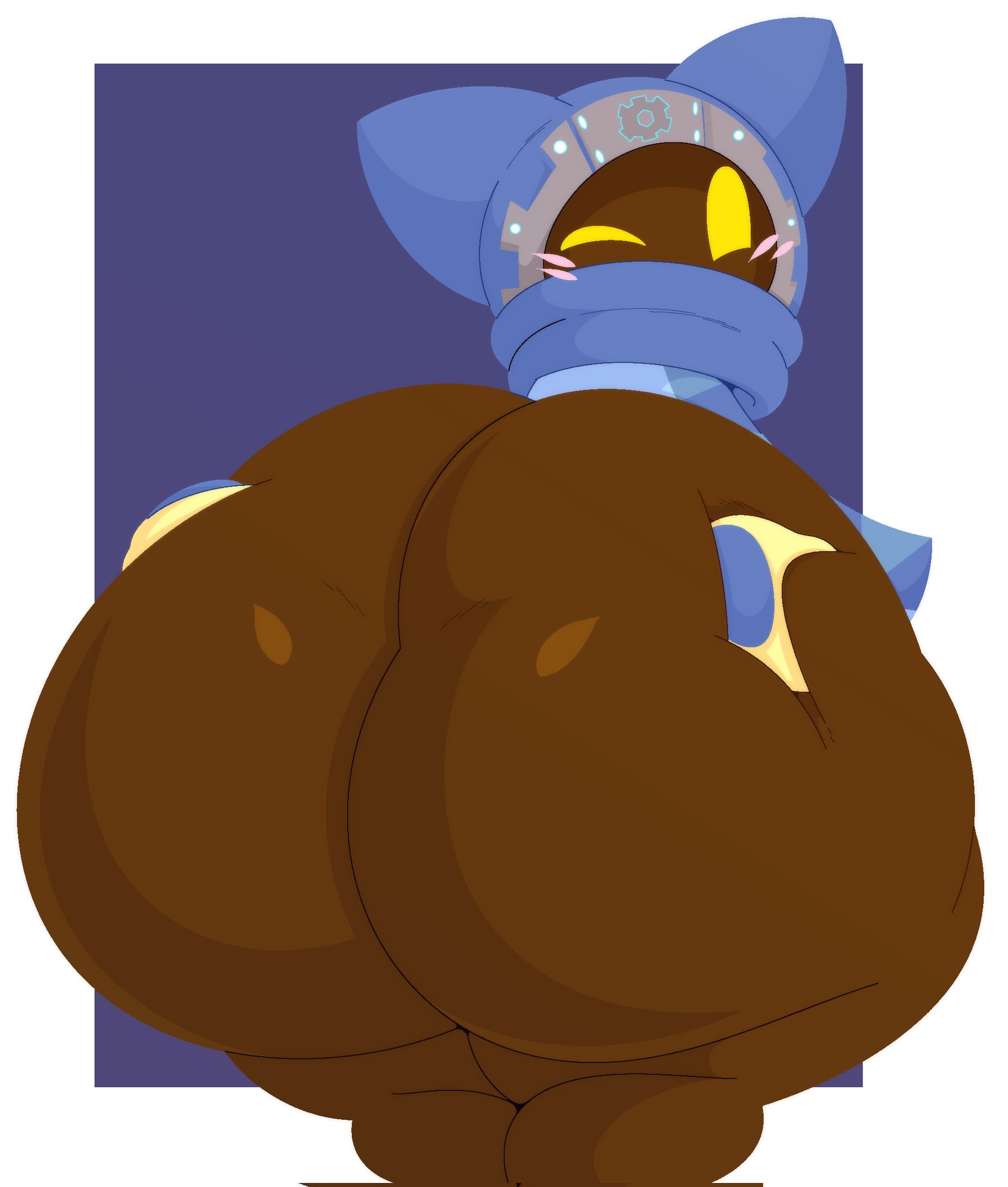 1boy, ass, ass cheeks, ass focus, ass grab, big ass, dark skin, dark-skinned femboy, dark-skinned male, dark-skinned sissy, dark-skinned sub, dark-skinned twink, ekkokenight, fat ass, femboy, huge ass, huge butt, hyper, hyper ass, hyper butt, kirby (series), magolor, male, nintendo, solo, yellow eyes