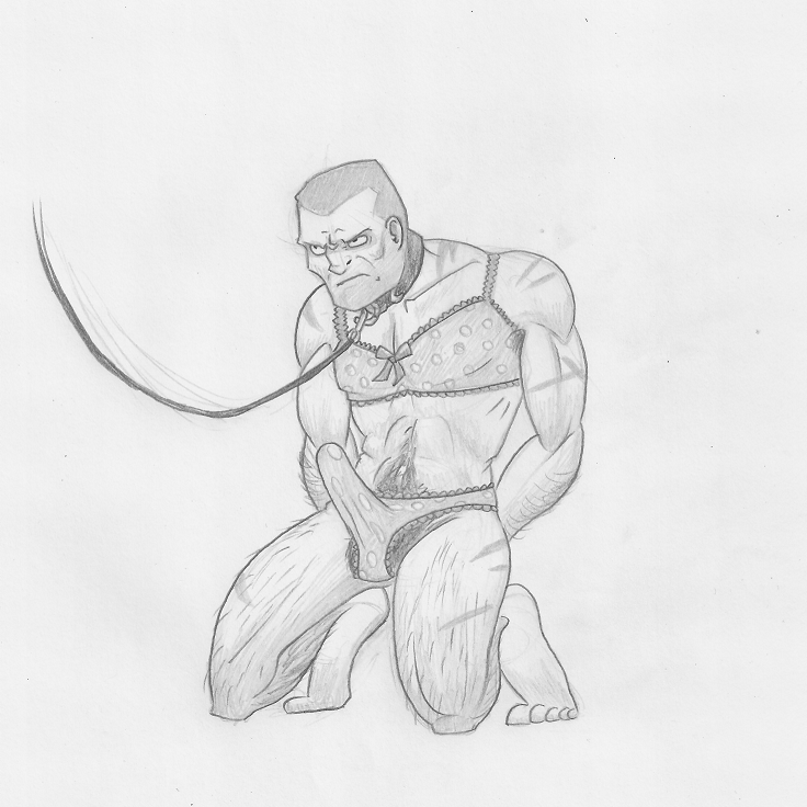1boy boner boner_in_underwear boner_under_clothes bra crossdressing erection erection_under_clothes frilly_bra male male_only manly_crossdresser panties soldier_(team_fortress_2) solo sparkybombs team_fortress_2