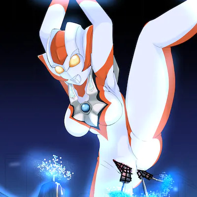 censored minato_asahi_(grigio) mugamoth penis rape ultraman_(franchise) ultraman_r/b ultrawoman_grigio