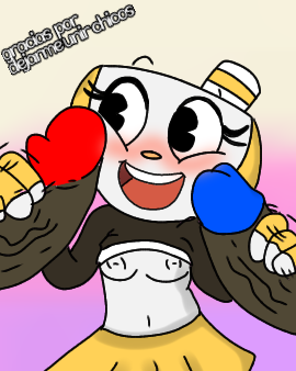 cup cuphead cuphead_(game) mikahead_(character) mugman multiple_penises original_character