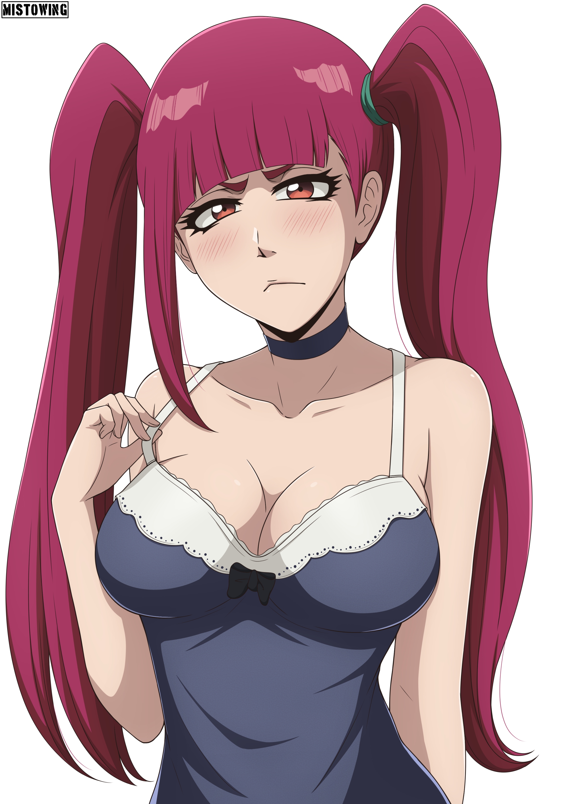1girls, bleach, clothed female, dokugamine riruka, female, female only, mistowing, solo, tagme, twintails