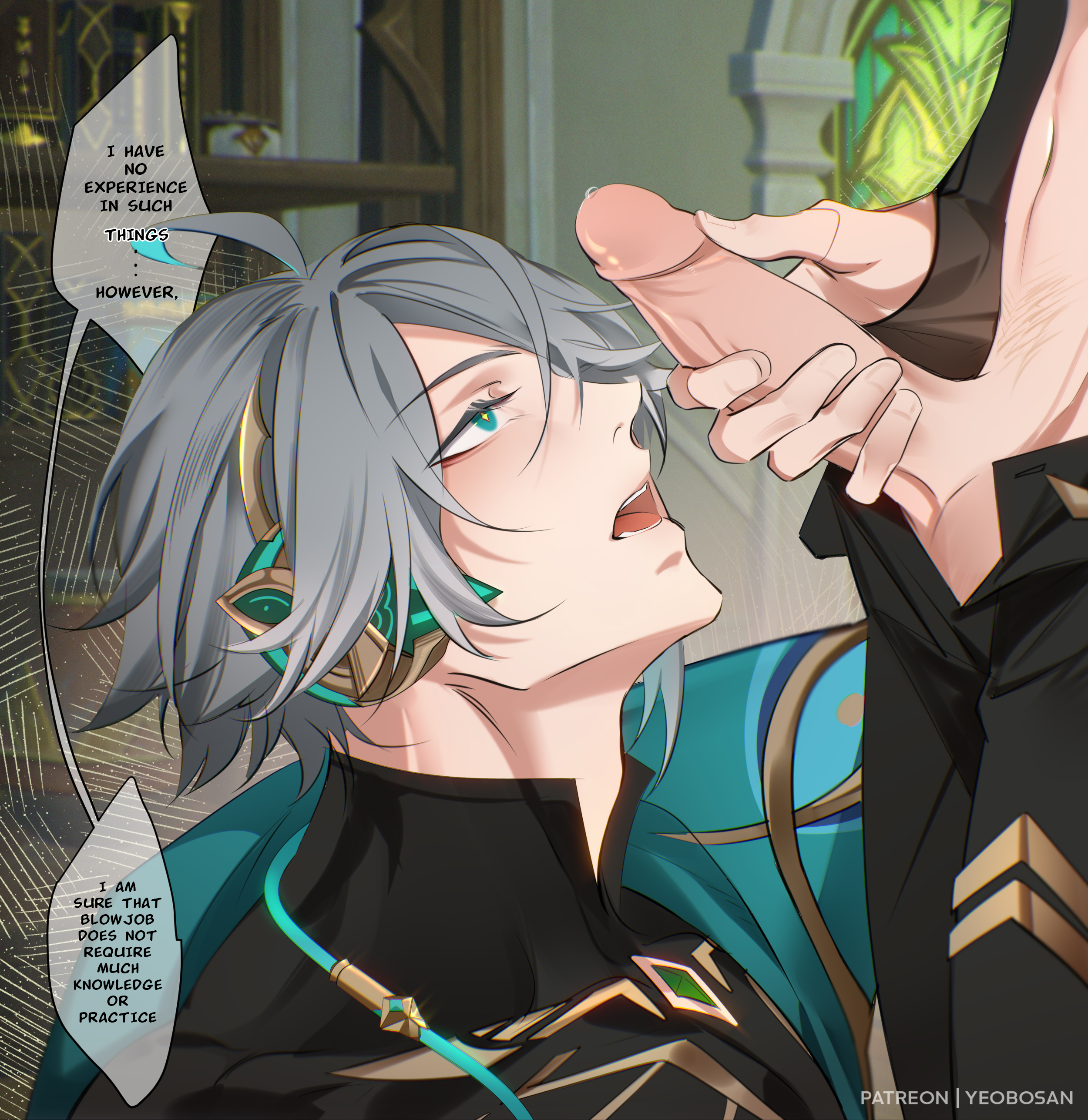 alhaitham (genshin impact), gay, genshin impact, kaveh (genshin impact), male, male only, tagme