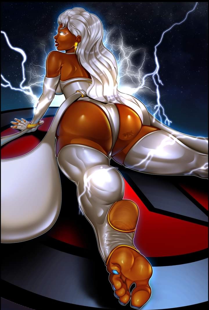 1girls, african, african female, artist request, ass, ass focus, big ass, big butt, curvy, curvy female, dark skin, dark-skinned female, fat ass, female, female only, marvel, marvel comics, mutant, ororo munroe, solo, storm (x-men), superhero, superheroine, thick, thick thighs, thighs, voluptuous, voluptuous female, white hair, wide hips, x-men