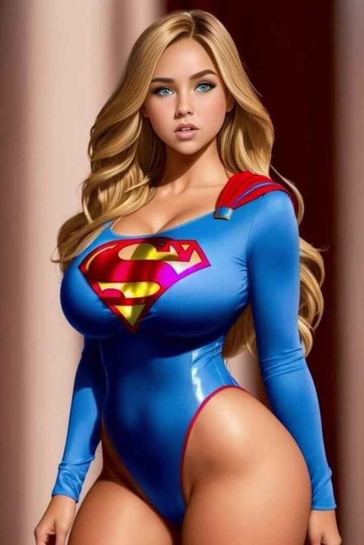 1girls, ai generated, big breasts, blonde hair, blue eyes, breasts, curvy, curvy figure, dc, dc comics, female, female only, kara zor-el, kryptonian, light skin, light-skinned female, solo, straight hair, supergirl, superheroine, superman (series), thick, voluptuous, voluptuous female, wide hips