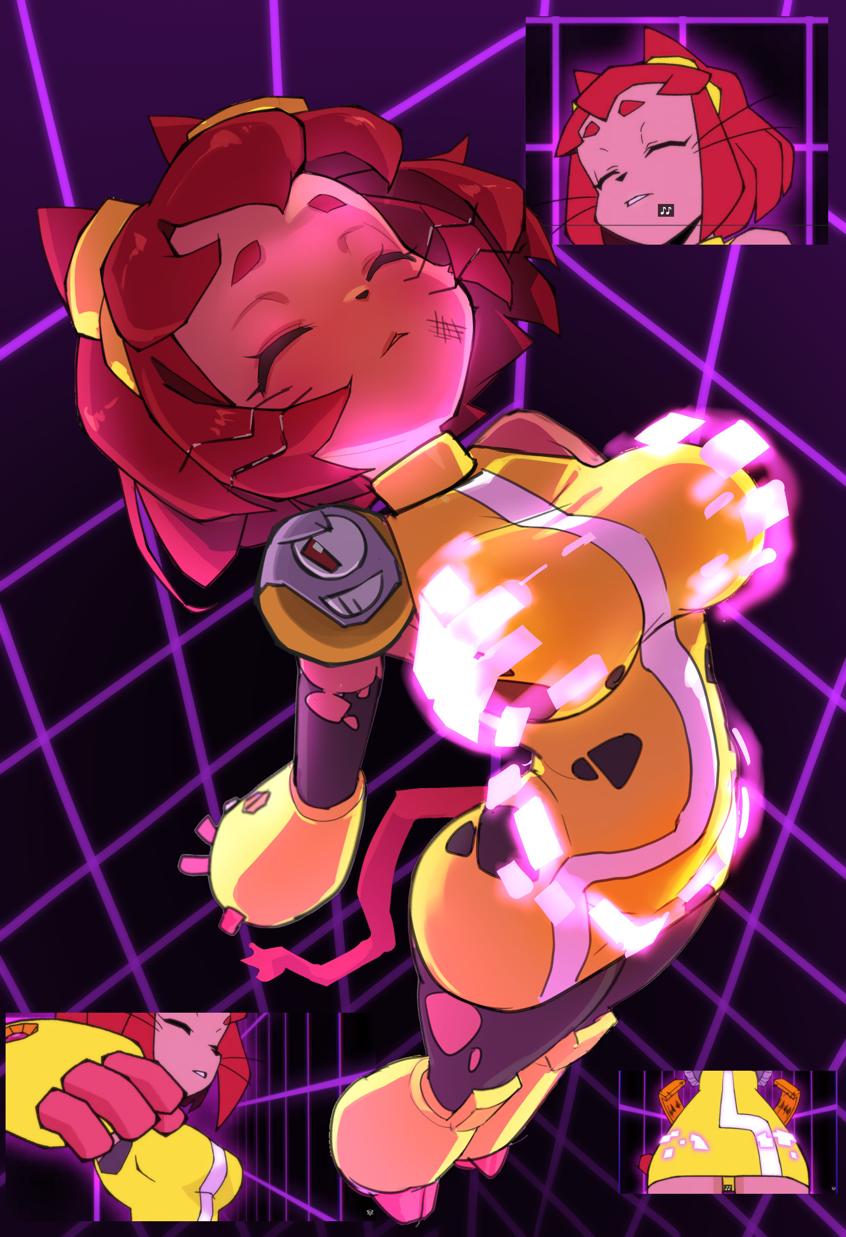 cat ears, catgirl, furry, gameoverse, kaboodle (gameoverse), kit (gameoverse), kit bodega, large breasts, life is pi, tagme