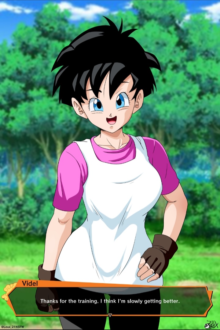 dragon_ball dragon_ball_super videl videl_(majin_buu_saga) videl_(short_hair)