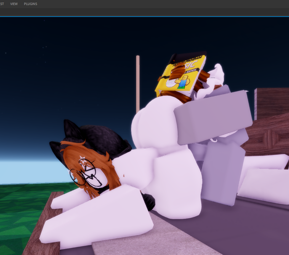 1boy 1girls 3d artist_request big_ass big_breasts roblox roblox_avatar roblox_studio robloxian tagme