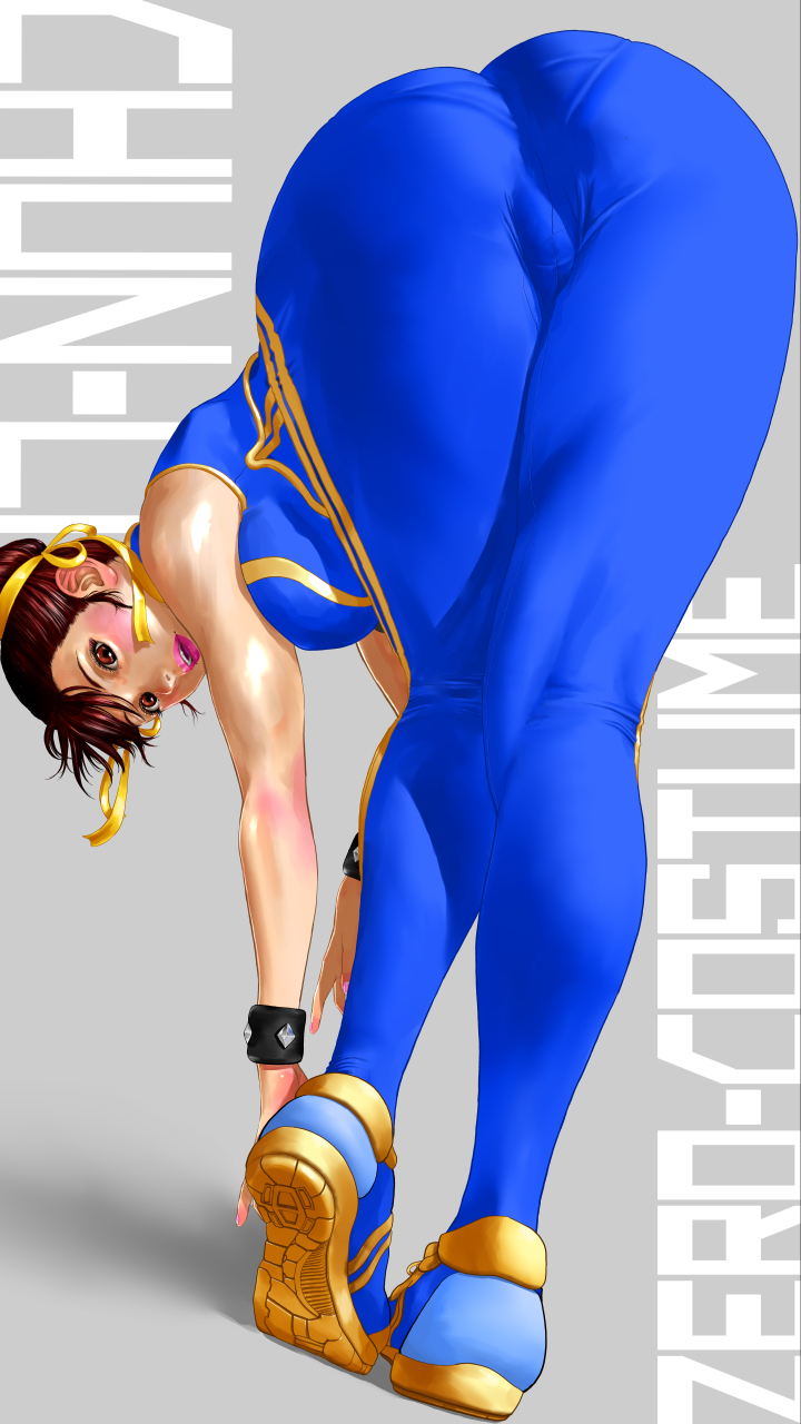 1girls, arm band, armband, asian female, ass, big ass, breasts, brown hair, cameltoe, capcom, chinese, chun-li, female, female only, fully clothed, hair bun, hair buns, large ass, large breasts, lips, pussy, pussy bulge, shinofu, sneakers, solo, sports bra, sportswear, street fighter, street fighter alpha, thick, thick ass, thick thighs, thighs together, vagina