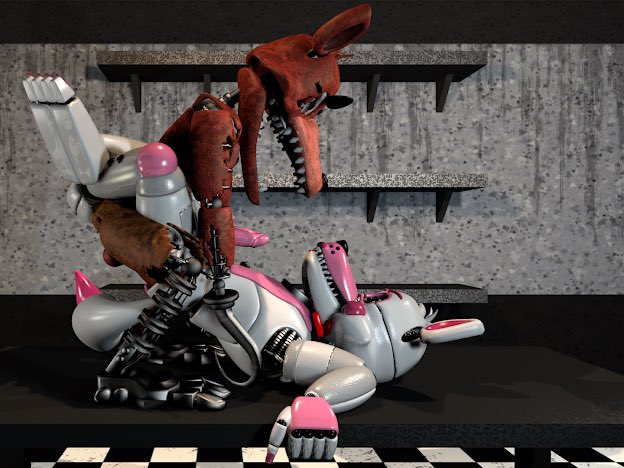 2023 3d_(artwork) 4:3 anal anal_sex animatronic canid canine digital_media_(artwork) duo five_nights_at_freddy's five_nights_at_freddy's:_sister_location five_nights_at_freddy's_2 fox foxy_(fnaf) funtime_foxy funtime_foxy_(fnaf) funtime_foxy_(fnafsl) furniture gay gay_sex genitals humanoid machine male male/male male_only mammal on_table penetration penis robot rough_sex scottgames sex sister_location source_filmmaker table unknown_artist withered_foxy