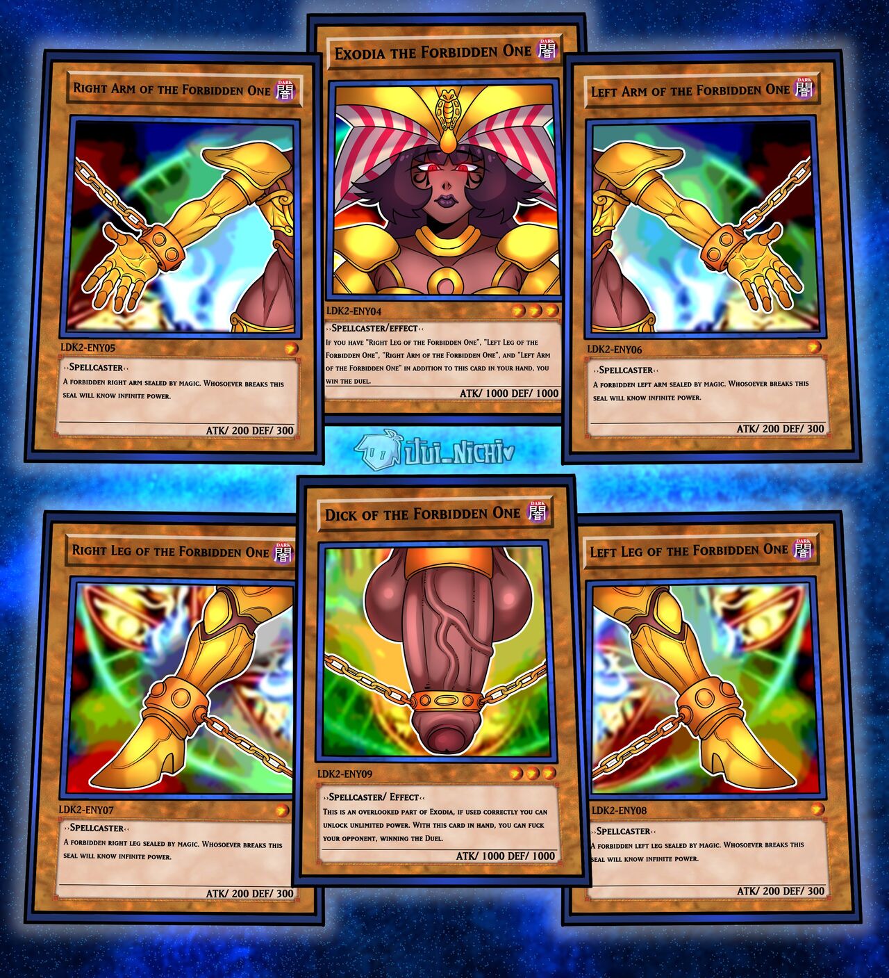 1futa armor armored_boots balls big_balls big_penis bikini_armor card chained chained_down chained_penis chains description duel_monster english_text exodia_the_forbidden_one futa_only futanari genitals gynomorph hi_res huge_balls huge_cock humanoid humanoid_genitalia humanoid_penis hyper hyper_balls hyper_genitalia hyper_penis intersex jui_nichi junin_masky junin_masky monster_card_(yu-gi-oh) monstrous_humanoid muscular muscular_futanari muscular_gynomorph muscular_intersex parody penis penis_chain pieces profanity red_eyes restrained restrained_arms restrained_legs restrained_penis restraints rule_63 shoulder_guards solo text unconvincing_armor vein veiny_penis yu-gi-oh!