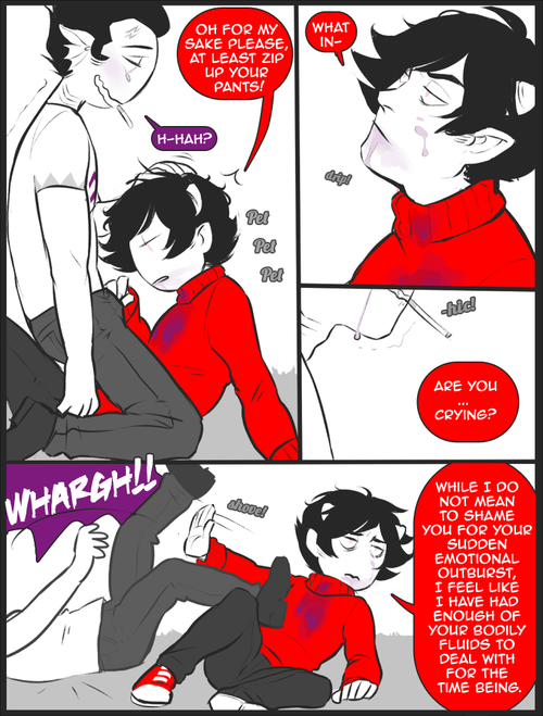 comic cronus_ampora crying dialogue gay homestuck kankri_vantas ms_paint_adventures punpunichu tagme troll