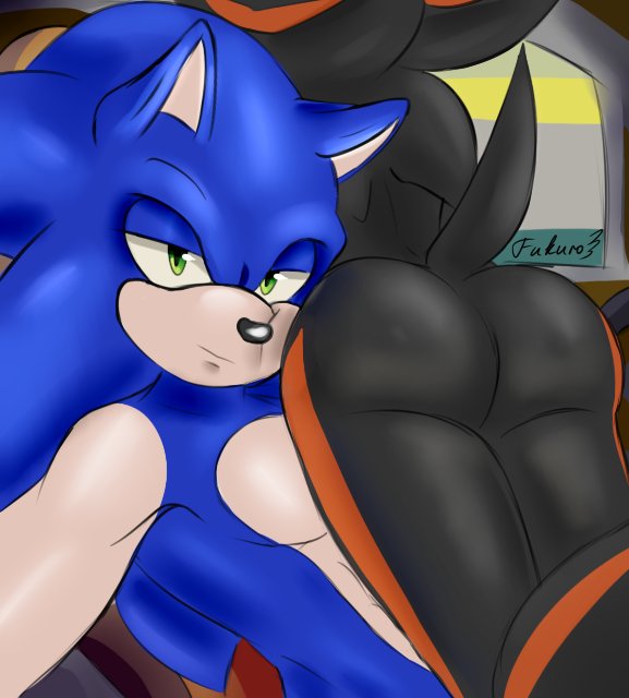 2boys ass big_ass big_butt black_hair black_hair_bottom blue_hair blue_hair_on_black_hair blue_hair_top domination gay he_wants_to_order hedgehog light_hair_on_dark_hair male_only meme shadow_the_hedgehog sonic_(series) sonic_the_hedgehog yaoi