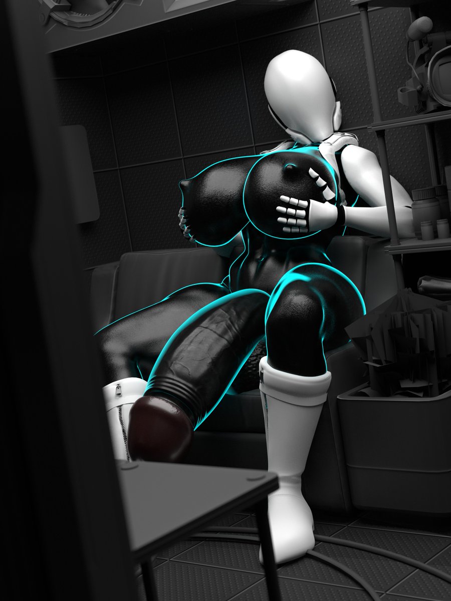 1futa, 3d, big breasts, big penis, breasts, futa only, futanari, haydee, haydee (game), huge cock, intersex, latex, latex bodysuit, latex breasts, latex futa, latex nipples, latex suit, penis, qzk forte, solo