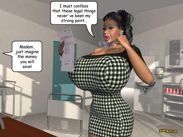 3d 3darling 3rd-art breast_expansion comic dr_bubenstein huge_breasts kelly_(3rd-art) nurse