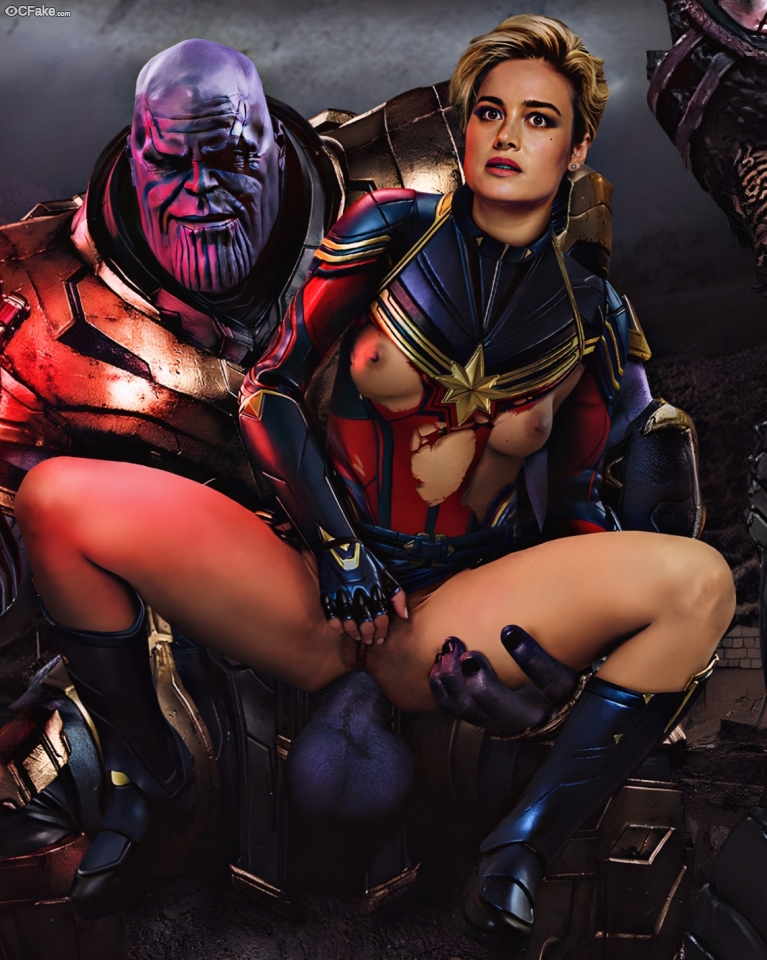 1boy 1girls anal anal_sex avengers avengers:_endgame bad_end bald bald_man breasts brie_larson captain_marvel carol_danvers celebrity defeated defeated_heroine female half-dressed half_naked human human_on_humanoid humanoid interspecies legs_apart light-skinned_female light_skin male marvel marvel_cinematic_universe nipples purple-skinned_male purple_skin pussy rape real_person reverse_cowgirl_position short_hair straight thanos torn_bodysuit villain_on_hero zennsfw