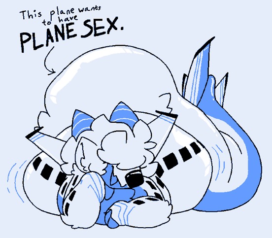 1boy airplane big_ass big_butt demon eyes_covered non-human non-human_only source_request thick toony viomarks