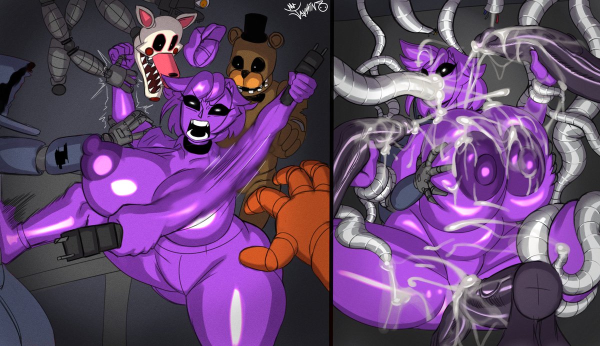 animatronic ass big_ass big_breasts big_butt big_nipples big_penis breasts cum excessive_cum five_nights_at_freddy's freddy_(fnaf) gangbang mangle_(fnaf) mrjaysin multiple_penises nipples penetration purple_hair purple_nipples purple_skin rape ripped_clothes ripped_clothing tagme tentacle wendy_afton withered_bonnie