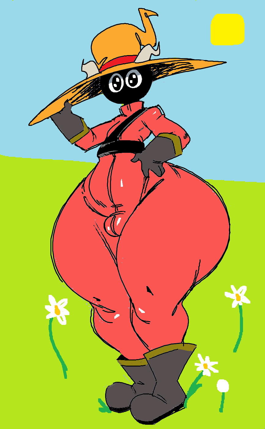 1boy ass big_ass big_butt bulge femboy huge_ass huge_butt male_only no_humans non-human non-human_only pyro pyro_(team_fortress_2) solo solo_male team_fortress_2 thick_thighs trashdrawy wide_hips