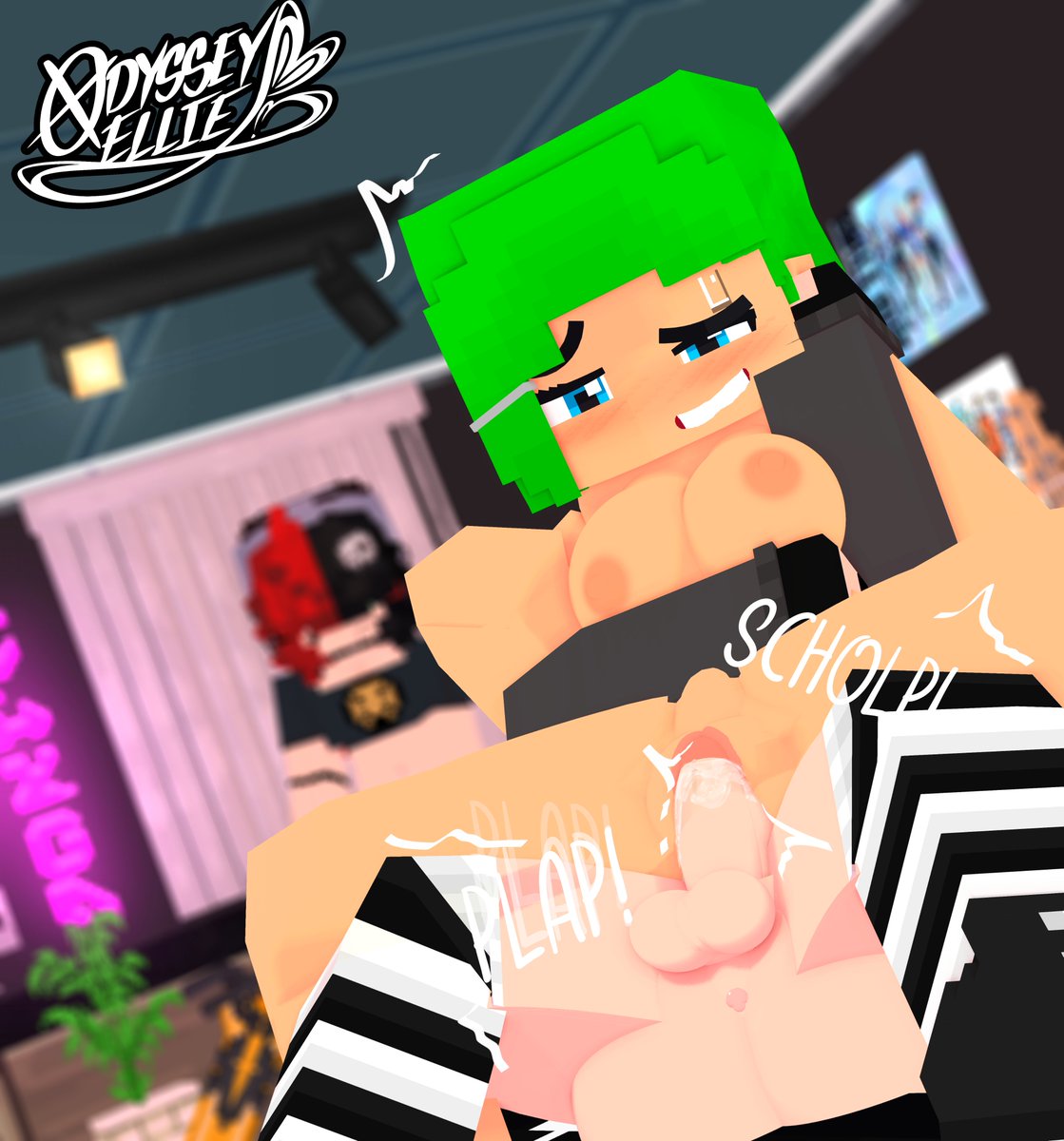 3d, elliot grimes (odysseyellie), female, femboy, femboy on female, lou (pearickmc), male, mine-imator, minecraft, odysseyellie, penetration, penile, penile penetration, penis, penis in pussy, pussy, vagina, vaginal, vaginal penetration, vaginal sex