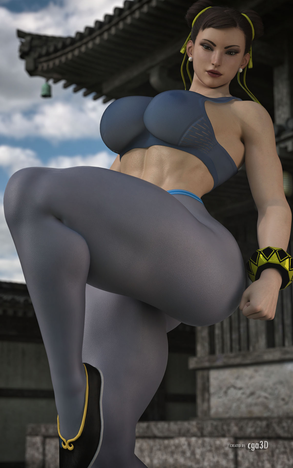 1girls, 3d, abs, ass, big ass, big breasts, bracelets, breasts, bubble ass, bubble butt, capcom, cga3d, chun-li, clothed, clothed female, clothes, clothing, curvaceous, curvy female, curvy figure, erotichris, female, female only, fully clothed, mature female, milf, solo, street fighter, street fighter 6, thick ass, thick thighs, tight clothing, tights, toned, toned legs, voluptuous, voluptuous female, wide hips