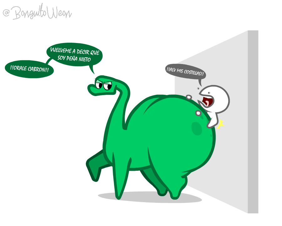 ass big_ass big_butt bonguitoweon bubble_ass bubble_butt dino_(bonguitoweon) non-human on_wall toony