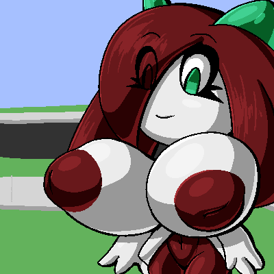 alternate_color big_breasts breasts charlie_(zanbonsen) female huge_breasts kirlia pokémon_(species) pokemon pokemon_(species) zanbonsen