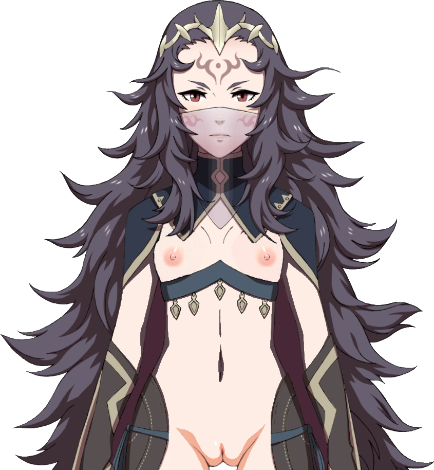 fire_emblem fire_emblem_fates flat_chest ironserenity nude nude_edit nyx_(fire_emblem) practically_nude