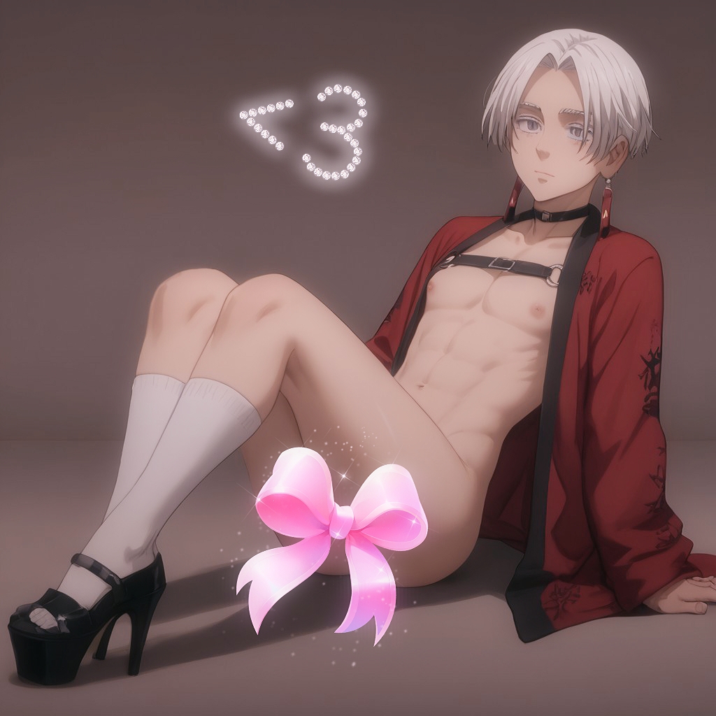 1boy 1male ai_generated anal_sex anime_boy asian bussy censored chinese choker collar doll earrings femboy gay gay_male harness high_heels izana_kurokawa kneesocks lad male male/male male_only only_male platform_heels seanal_penetration sex sex_slave smaller_male suit sweet tight tokyo_revengers twink uniform white_hair yaoi