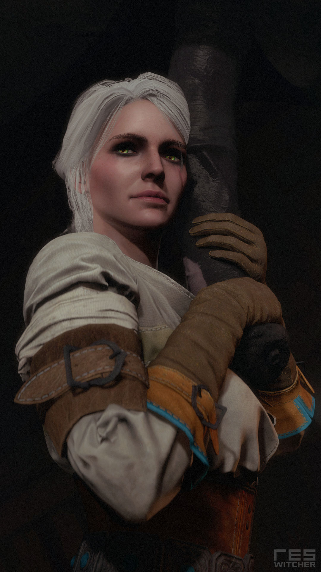 3d, animal genitalia, brown gloves, ciri, cock on face, female, gloved handjob, gloves, hand on penis, handjob, handjob with gloves, holding penis, horse, horse penis, horsecock, male, penis, penis on face, tagme, the witcher (series), the witcher 3: wild hunt, touching penis, witcherres, zoophilia