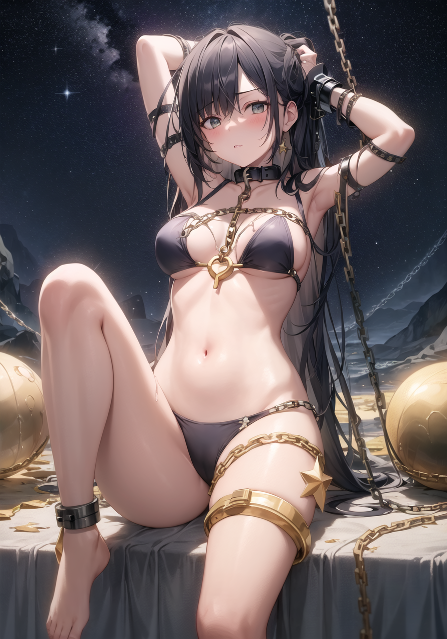 1girls, ai generated, bikini, bondage, curvaceous, curvy body, curvy female, curvy figure, female, female focus, female only, genshin impact, hi res, mihoyo, mona (genshin impact), seductive look, stable diffusion, twintails, underwear, voluptuous female