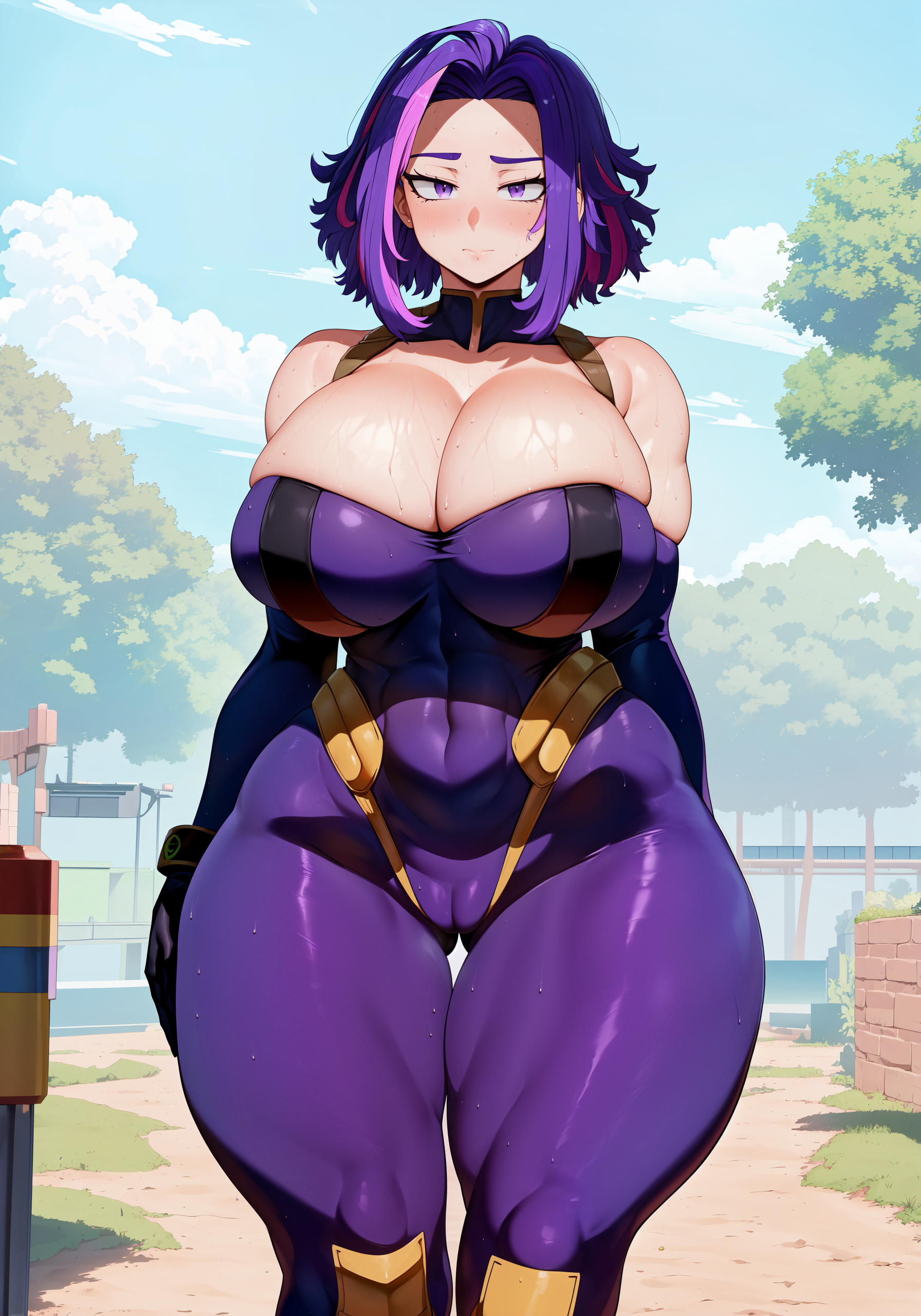 1girls, ai generated, curvaceous, curvy body, curvy female, curvy figure, female, female focus, female only, high resolution, highres, kaina tsutsumi, lady nagant, my hero academia, oatmealdood, seductive look, stable diffusion, voluptuous, voluptuous female
