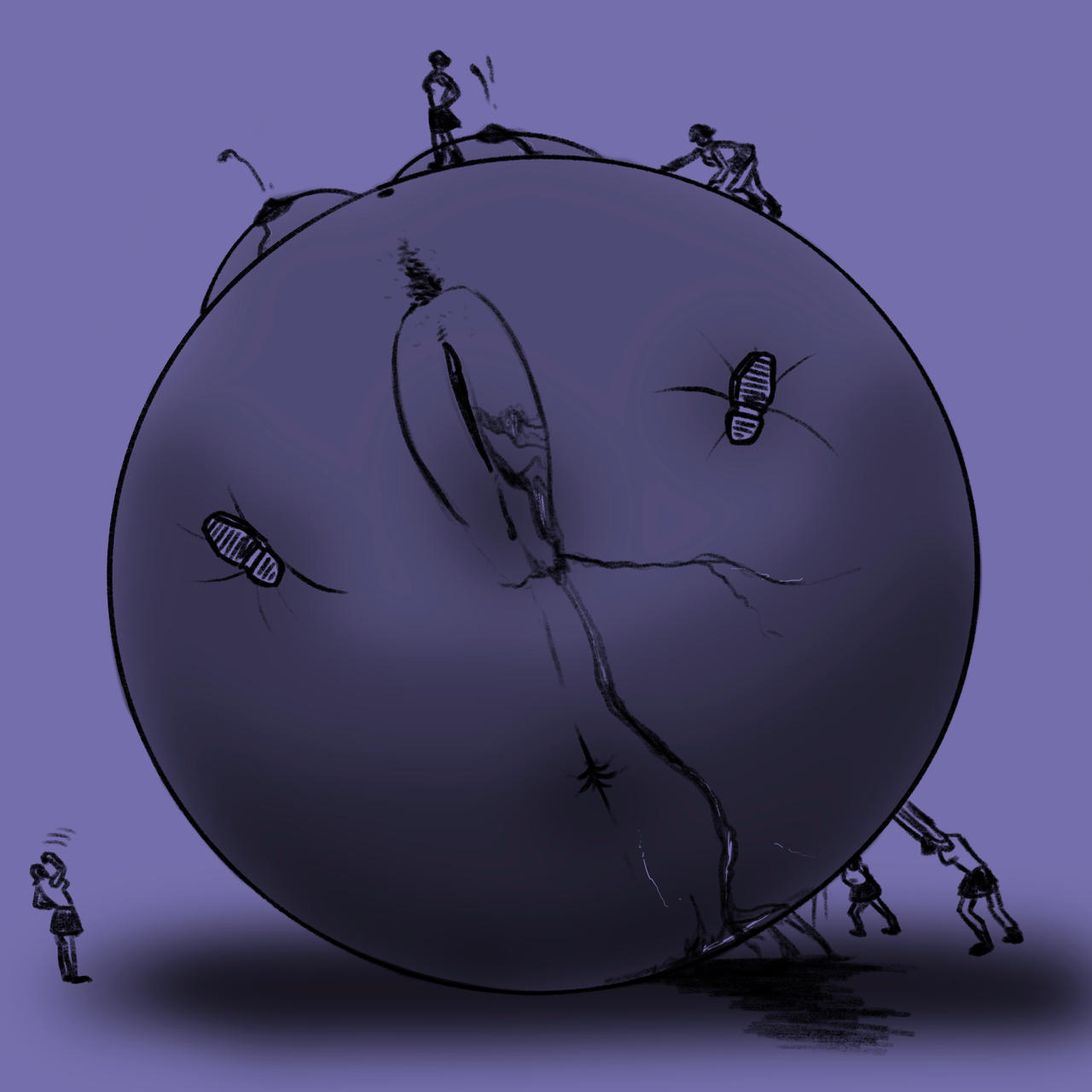 anus blueberry_girl blueberry_inflation body_inflation clothes_ripped fat freakinweirdo immobile juice lactating_juice lactation leaking nude nude_female pussy spherical_breasts spherical_inflation sunken_limbs swelling