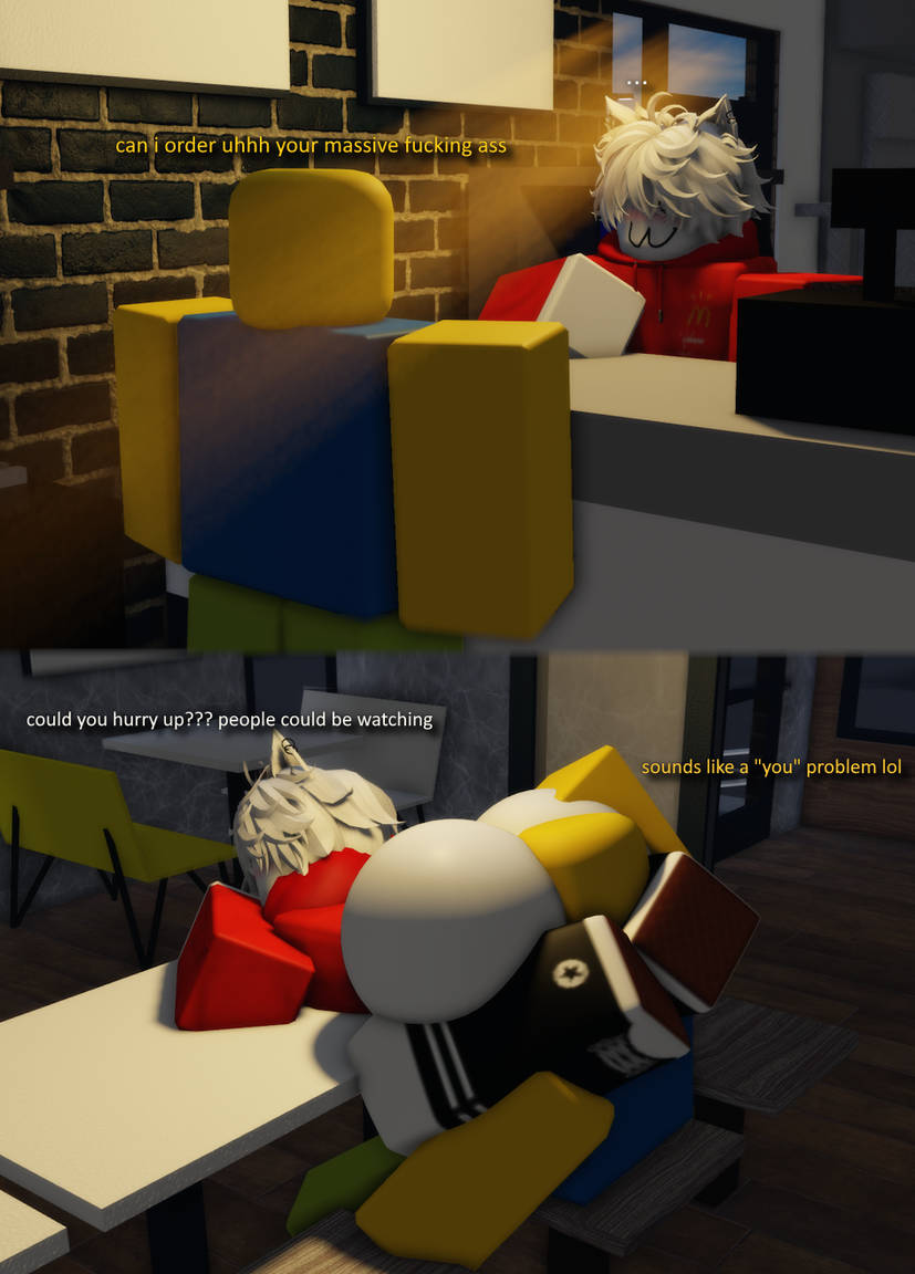 2boys, 3d, ass, ass grab, ass smothering, big ass, femboy, furry, gay, male, massive ass, mcdonald's, mermio, noob, roblox, robloxian, smothering, smothering ass, tagme, thick thighs
