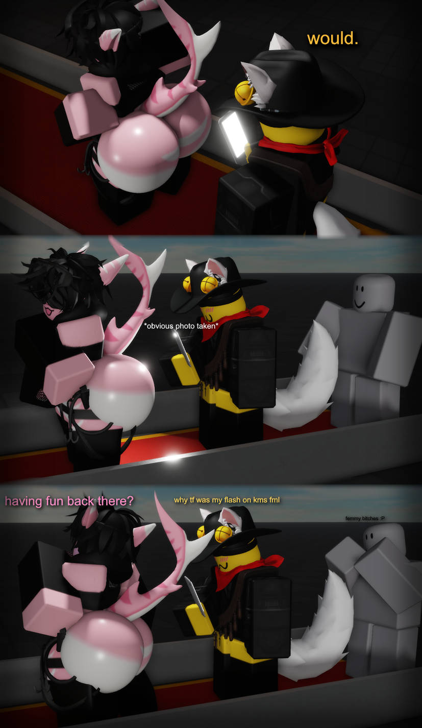 2boys 3d ass big_ass caught dummy_(roblox) femboy massive_ass mermio roblox robloxian smokey_(mermio) sylia_(mermio) tagme taking_picture