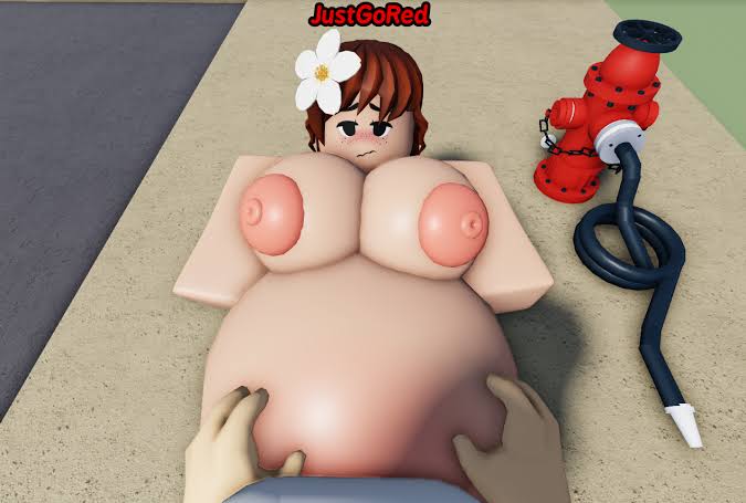 3d artist_request big_belly big_breasts fire_hydrant roblox robloxian source_request tagme water_inflation wtf