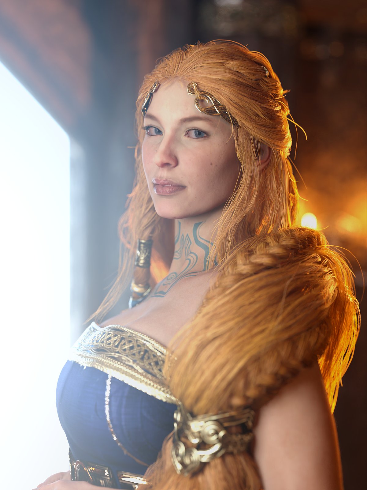 1girls 3d aesir_(norse_mythology) big_ass big_breasts blonde_hair blue_eyes breasts bust busty chest curvaceous curvy curvy_figure female female_focus god god_of_war god_of_war_ragnarok goddess hips hourglass_figure huge_ass huge_breasts large_ass large_breasts light-skinned_female light_skin lips milf mother norse_mythology santa_monica_studio sif_(god_of_war) word2