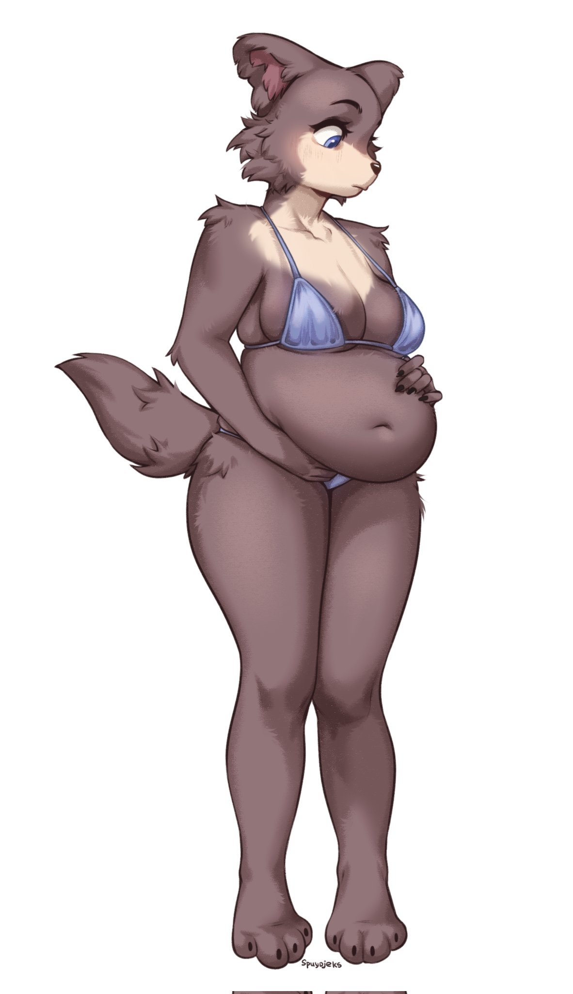 big_breasts breasts chubby female furry juno_(beastars) spuydjeks