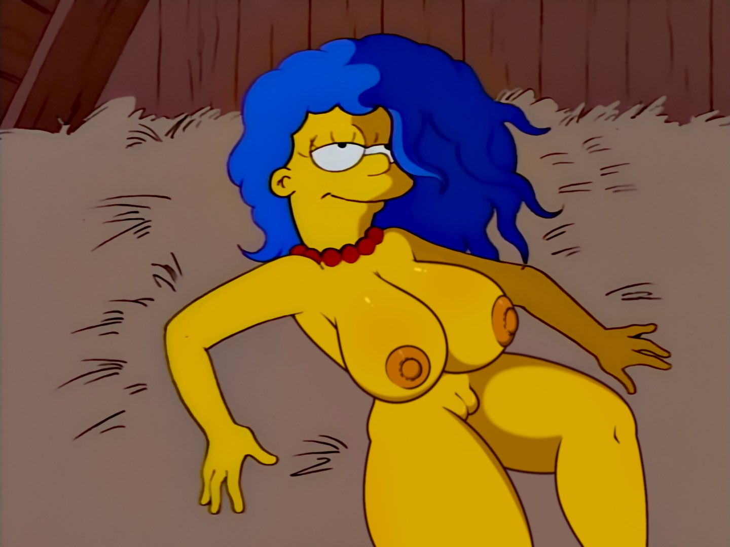 20th century fox, 20th century studios, accurate art style, breasts, edit, female, marge simpson, milf, nerota, pussy, tagme, the simpsons, vagina, yellow body, yellow skin