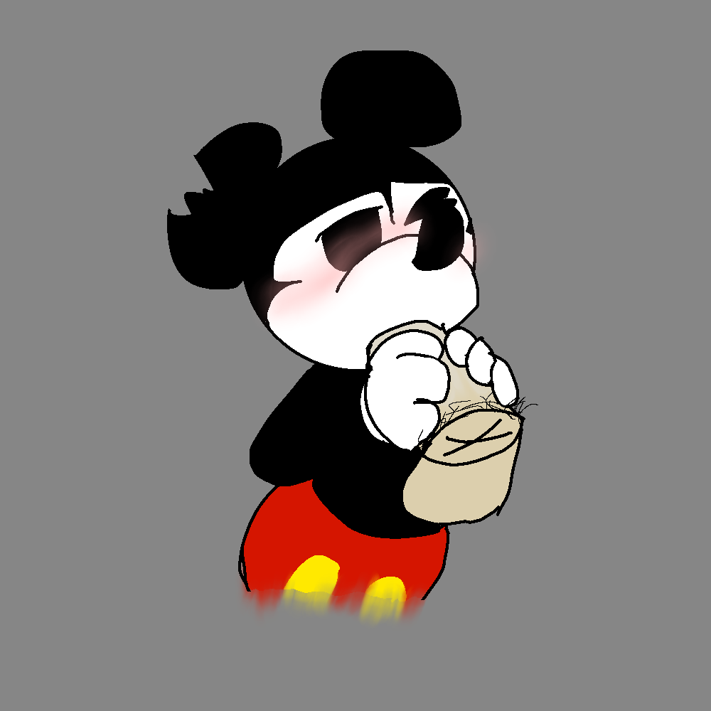 anthro anthromorph blowjob blush cock color colored dick disney goodbudsog_(artist) human human_male human_male_on_anthro human_on_anthro ibispaintx interspecies joe_(prostitute_mickey) male male_only mickey_mouse mouse one_eye_closed prostitute_mickey pubic_hair simple_background